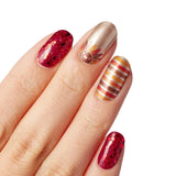 Color Street Turkey Trot Accent' (FSS122) - Nail Strips Stay For Stuffing - Thanksgiving 2023