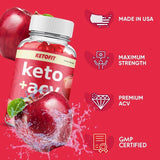 KetoFit Keto ACV Gummies, Keto Fit Max Strength ACV Gummies (1 Pack)
