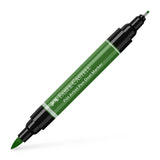 Faber-Castell Art & Graphic Pitt Artist Pen Dual Marker India Ink, Permanent Green Olive, Single Pitt Pen, For Art, Craft, Drawing, Sketching, Home, School, University, Colouring