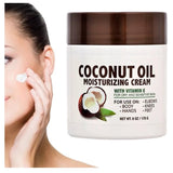 Spa Naturals Coconut Oil Vitamin E Moisturizing Body Cream for Dry Skin 6 oz