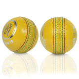 Indoor Leather Cricket Ball - Senior Standard Size Original Seams Machine Stitched Weight 114gm Cricket Balls (1)