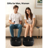 ALLJOY Foot Massager Machine with Heat, Shiatsu Foot Massager with Remote Control, Deep Kneading for Plantar Fasciitis Neuropathy, UP to Men Size 13, Gifts for Women Men