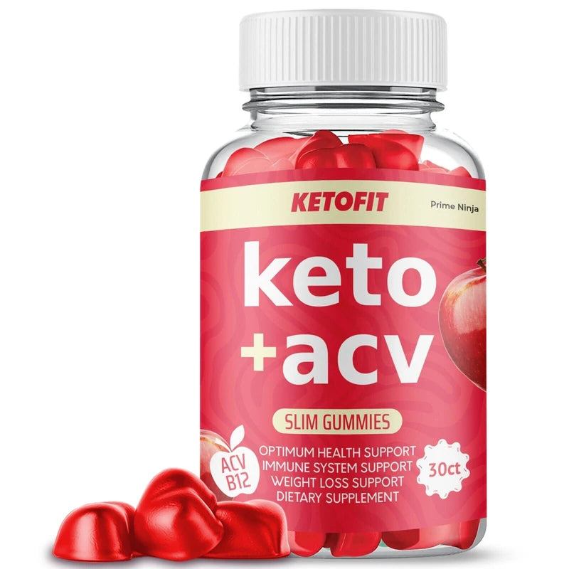 KetoFit Keto ACV Gummies, Keto Fit Max Strength ACV Gummies (1 Pack)