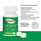 Effersan, Disinfectant, Sanitizer Tablets Effersan Disinfectant, Sanitizer & Cleanser Tablets, 4 Grams, Bottle 24 Tablets.