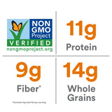 Kashi GO Breakfast Cereal, Vegan Protein, Organic Cereal, Cinnamon Crisp, 14oz Box (1 Box)