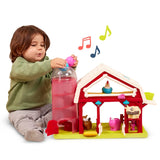 B. toys- Musical Fun Farm- Pretend Play- Interactive Toy Barn – Farm Animals – Red Barn with Lights & Sounds – Musical Farm Toys for Kids – 2 Years +