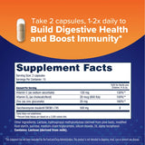 Florastor Select Immunity Boost Daily Probiotic & Immune Support Supplement for Women and Men, Saccharomyces Boulardii CNCM I-745 Plus Zinc, Vitamin C & D3 (30 Capsules)
