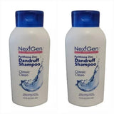 NextGen 2 BOTTLES Of NextGen Salon Professionals Dandruff Shampoo Classic Clean 12 oz