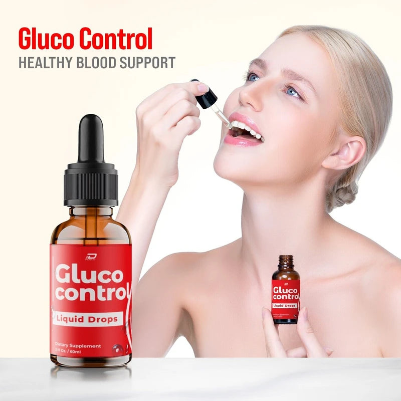 Gluco Control (5 Pack) Gluco Control Liquid Drops Healthy Blood Support - GlucoControl Drops
