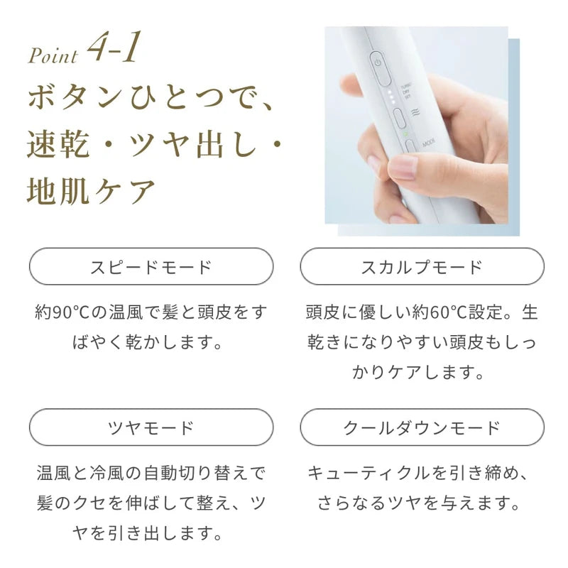 Festino SMHB-029 FESTINO Gloss Moist Dryer (White)