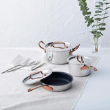 Vitacraft 3951 Induction Compatible Single Handle Pot, 4.7 inches (12 cm), Rose Gold