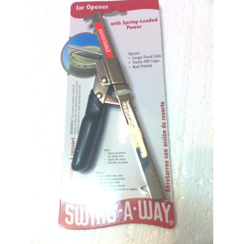 Amco Swing-A-Way -  Black Color Comfort Grip Jar Opener - 711BK