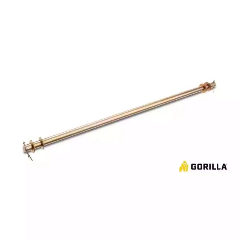 Gorilla Carts Wheelbarrow Single to Dual Wheel Steel Axle Conversion kit