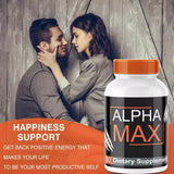 Branded Alpha Max Force Dietary Supplement For Men ED, AlphaMax Capsules (60 Capsules)