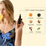 High Strength Liquid Curcumin Oil from Turmeric | Advanced Absorption Technology | 1000x More Absorbent Than Powders & Capsules | Naturally Reduce Inflammation. (Cola 30ml)