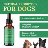 Natures NutriWave Pawbiotix Liquid probiotics for Dogs - Dog probiotics for Digestive Health | 100% Natural Dog Gut Health probiotics | probiotics for Dogs | Original Formula, Beacon Flavor, 1oz, 1 Month Supply