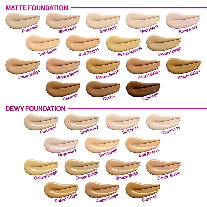 Wet n Wild Photo Focus Matte Liquid Foundation Buff Bisque, Vegan & Cruelty-Free