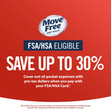 Move Free Advanced Glucosamine Chondroitin MSM + Vitamin D3 Joint Support Supplement, Supports Mobility Comfort Strength Flexibility & Bone + Immune Health - 120 Tablets (60 servings)*