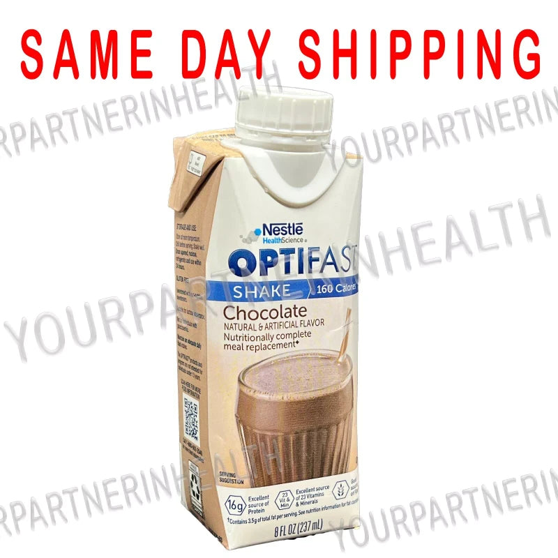 OPTIFAST® 800 READY-TO-DRINK SHAKES | CHOCOLATE  | DECEMBER 2025 EXPIRATION - 16 Choc Shakes