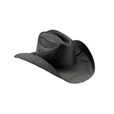 Bullhide Mc Graw - Shapeable Panama Straw Cowboy Hat (X-Large) Black