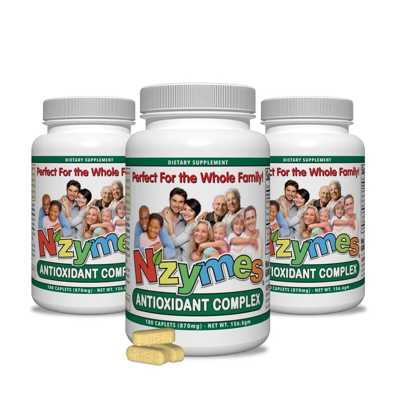 Nzymes® Antioxidant Complex for People of All Ages. Powerful antioxidant Formula for Today's Environmental Challenges. - 720 Count - Made in The USA
