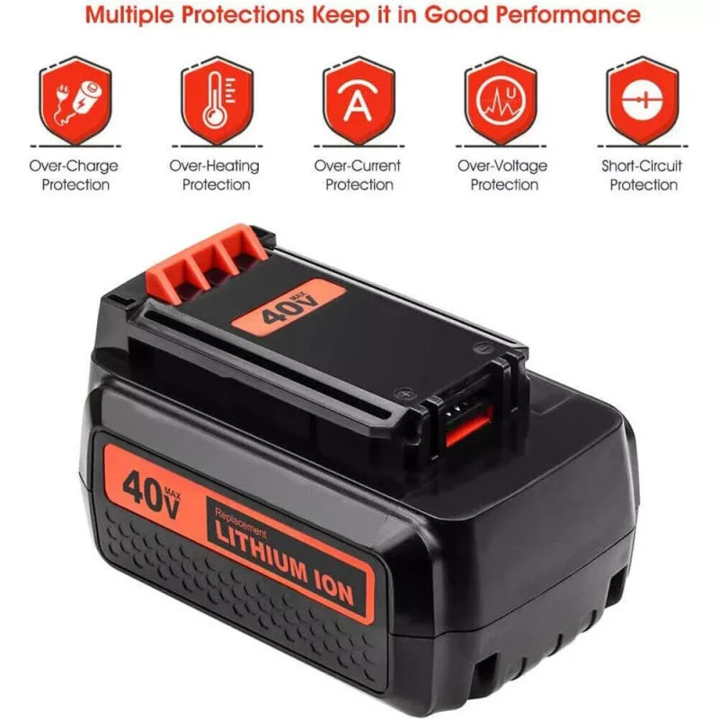 For Craftsman 2x 40V MAX Lithium Battery for Black & Decker LBXR36 4.0Ah 40 Volt LBX2040 LBX36