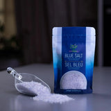 Eupherbia EUPHERBIA Blue Salt, Coarse, Rare Mineral Salt, High Potassium, Lower Sodium, Natural, Unprocessed, Hand Harvested, Kosher Certified, 227g (8 Oz)