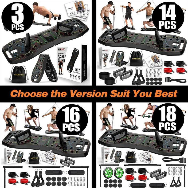 LALAHIGH Emurdyon Portable Home Gym System: Home-Friendly, High-Quality Materials, Versatile Training Options, Perfect for All Fitness Levels，Portable - Specification: 16PCS-Delux Plus