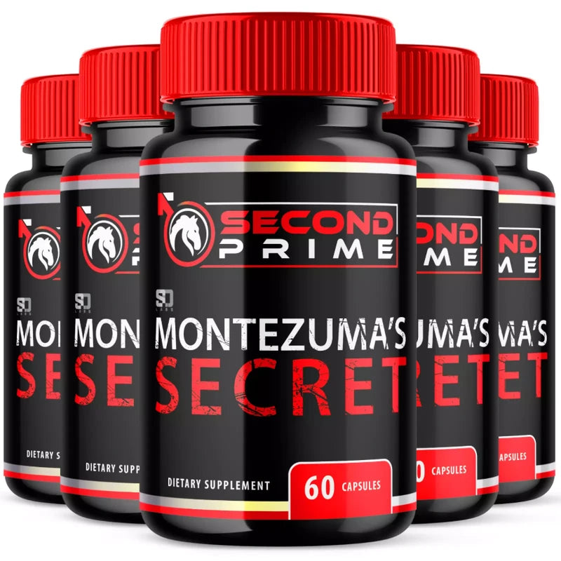 Montezuma's Secret Male PIlls - Boost for Vitality and Performance (5 Pack)