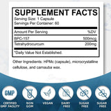 Fredytu BPC-157 Rapid Pro - 500mcg, BPC 157 Rapid Pro Peptide Capsules, Non-GMO, Dairy Free, Gluten Free, New Protective Compound 157, 60 Capsules