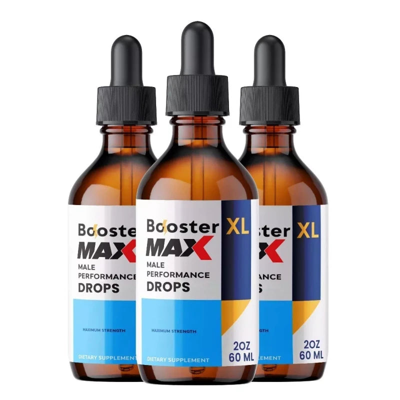 Booster XL MAX Male Drops - Maximize Vitality and Performance (3 Pack)