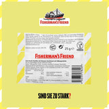 Fisherman's Friend Lemon, 24er Vorratsbox, Zitrone und Menthol Geschmack, zuckerfrei & vegan, Bonbons für frischen Atem, 24 x 25g