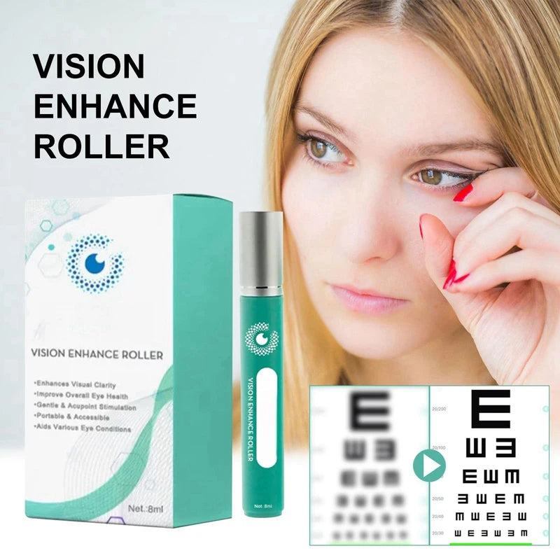 Vision Enhance Roller Medilisk,Cooling Roll-On Applicator for Tired Eyes,Eye Strain Relieve,Eye Massage Roller,Enhances Visual Clarity,Eye Roller Serum,Medilisk Vision Roller,Promotes Relaxation