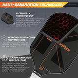 BuyPick Pickleball Paddle,USAPA Approved Light Pickleball Paddles with Reinforced Carbon Fiber Surface,16mm Thickened Pickleball Racket with Anti-Slip Sweat-Absorbing Grip& Racket Cover, Gift for Men