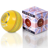 Indoor Leather Cricket Ball - Senior Standard Size Original Seams Machine Stitched Weight 114gm Cricket Balls (1)