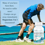 (150 Capsules), 2,253mg Per Serving, Providing 420mg Elemental Magnesium, L-Threonate, Bisglycinate Chelate, Malate, for Brain, Sleep, Stress, Cramps, Headaches, Energy, Heart from Kappa Nutrition.