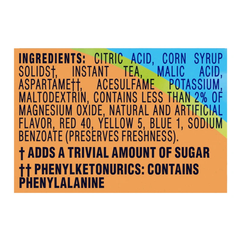 Crystal Light Crystal Light Peach Iced Tea Artificially Flavored Powdered Drink Mix, 72 ct Pack, 12 Canisters of 6 Pitcher Packets