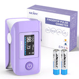 SEJOY Fingertip Pulse Oximeter Blood Oxygen Saturation Monitor Spo2 with Lanyard