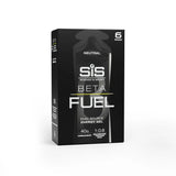Science in Sport Beta Fuel Neutral | Dual Source Unflavoured Running Gels | 40g Carbs per 60ml Serving | Energy Gels for Endurance, Running and Cycling (6 Pack)