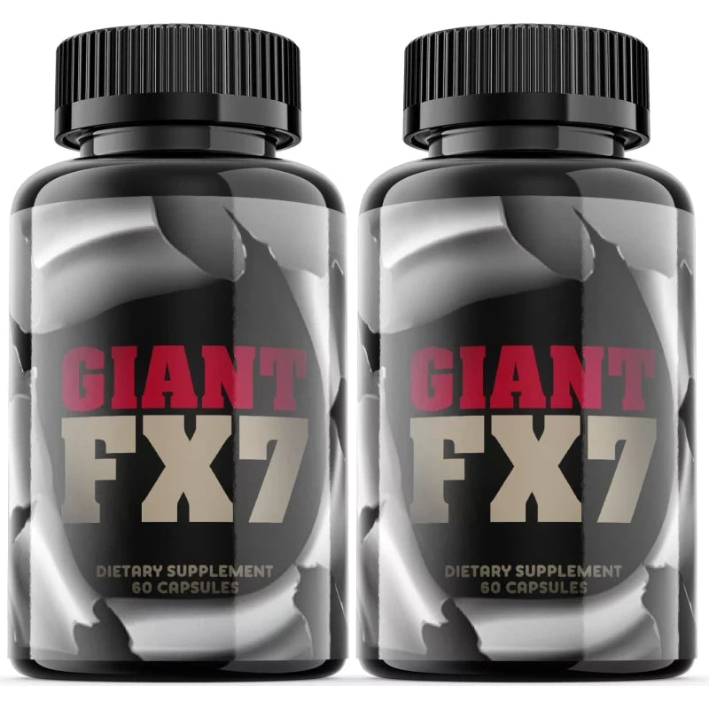 Giant FX7 2 Pack - Giant FX7 - Vegan, Male Vitality Pills - 120 Capsules