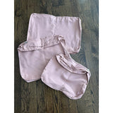 HANKY PANKY Packing Storage Cubes Set of 3 Clothing Organizer Pink Mauve NEW