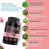 MEDCHOICE 14-in-1 Inositol Supplement Support for Women - 40:1 Myo-Inositol & D-Chiro Inositol Powder Womens Supplement, Pack of 1 - Specification: Default