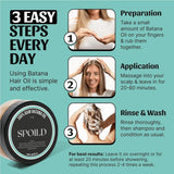 SPOILD Aceite de batana crudo para el crecimiento del cabello, procedente de Honduras, aprobado por el Dr. Sebi, sin refinar y 100% orgánico, evita la pérdida de cabello, fortalece el cabello, 2 onzas