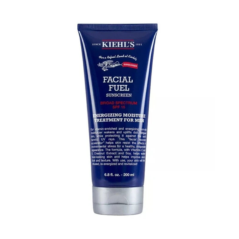 Kiehl's Facial Fuel Sunscreen SPF 15 Energizing Moisture Treatment For Men 200ml