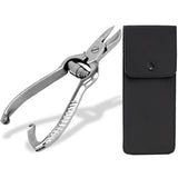 Solingen Nail Clippers 14 cm Made in Germany with Sharp and Smooth Cutting Edge for Medium to Strong Toenails Nail Clippers Pedicure Pliers with Buffer Spring for Foot Care with Case