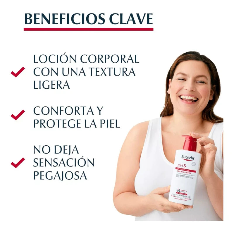 Eucerin Ph5 Loción Hidratante Piel Seca Y Sensible 400ml