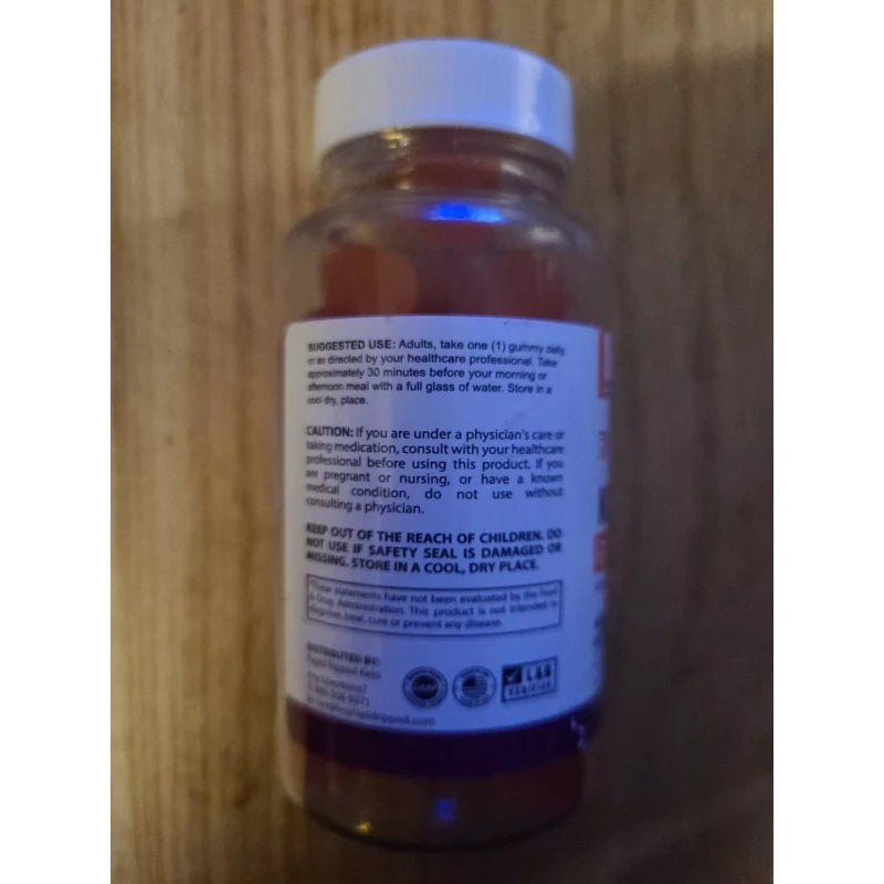 RapidRipped 5 Lot Rapid Ripped Keto + ACV Gummies 120 Ct BB 03/2026
