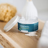 FJORLAND® - Menthol Crystals 100g - Premium Quality for Sauna - Crystals Made of Menthol - Sauna Infusions - In Resealable Tin - 100% Natural Ingredients