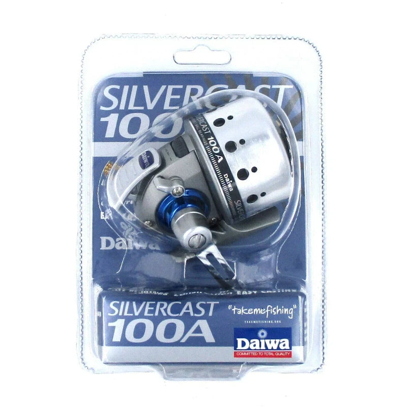 Daiwa Silvercast 100 A Spincast Reel SC100A-CP Fishing Reel 4.3:1 Gear Ratio