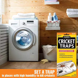 Harris Cricket Trap Indoor Pest Control Roaches Spider Insect Catcher Kill Pack